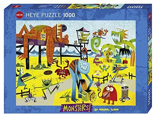 Heye (29798) - Michael Slack: "Monster Beach" - 1000 brikker puslespil