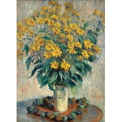 Eurographics (6000-0319) - Claude Monet: "Jerusalem Artichoke Flowers" - 1000 brikker puslespil