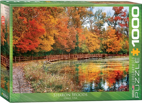 Eurographics (6000-0545) - "Sharon Woods, OH" - 1000 brikker puslespil