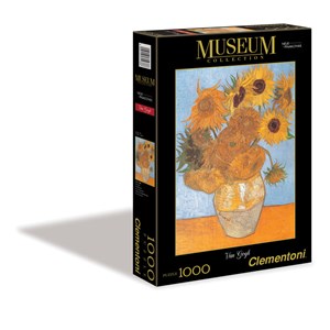Clementoni (31438) - Vincent van Gogh: "Solsikke" - 1000 brikker puslespil
