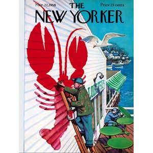New York Puzzle Co (NY168) - "Seaside Cafe'" - 500 brikker puslespil