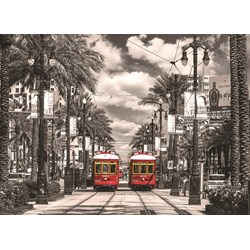 Eurographics (6000-0659) - "New Orleans, Streetcars" - 1000 brikker puslespil