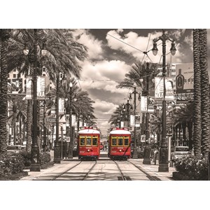 Eurographics (6000-0659) - "New Orleans, Streetcars" - 1000 brikker puslespil