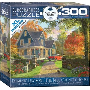 Eurographics (8300-0978) - Dominic Davison: "The Blue Country House" - 300 brikker puslespil