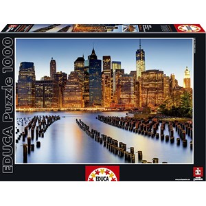 Educa (16290) - "City of the Skyscrapers" - 1000 brikker puslespil
