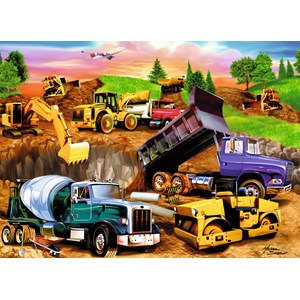 Ravensburger (09525) - Michael Searle: "Construction Crowd" - 60 brikker puslespil