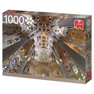 Jumbo (18567) - "Sagrada Familia, Barcelona" - 1000 brikker puslespil