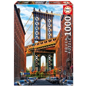 Educa (17100) - "Manhattan Bridge, New York" - 1000 brikker puslespil