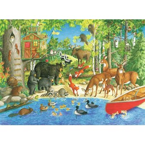 Ravensburger (12740) - "Woodland Friends" - 200 brikker puslespil
