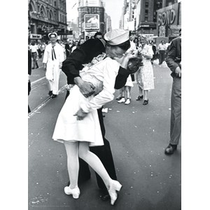 Eurographics (6000-0820) - "V-J Kiss in Times Square, LIFE Magazine" - 1000 brikker puslespil