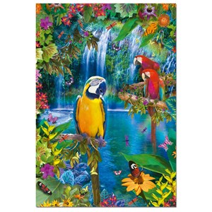Educa (15512) - "Bird Tropical Land" - 500 brikker puslespil