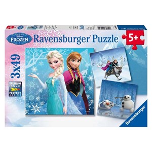 Ravensburger (09264) - "Frost vinter" - 49 brikker puslespil