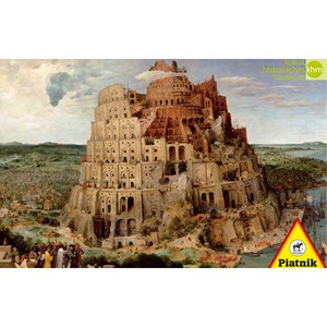 Piatnik (563942) - Pieter Brueghel the Elder: "Babelstårnet" - 1000 brikker puslespil