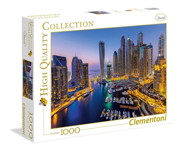 Clementoni (39381) - "Dubai" - 1000 brikker puslespil