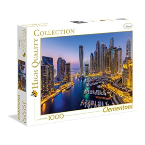 Clementoni (39381) - "Dubai" - 1000 brikker puslespil