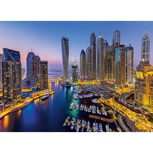 Clementoni (39381) - "Dubai" - 1000 brikker puslespil