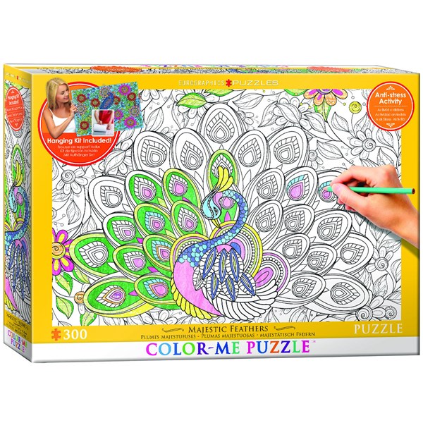 Eurographics (6033-0884) - "Majestic Feathers" - 300 brikker puslespil