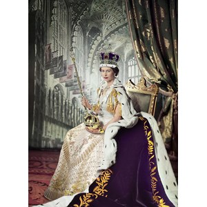 Eurographics (6000-0919) - "Queen Elizabeth II" - 1000 brikker puslespil