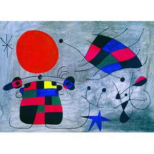 Eurographics (6000-0856) - Joan Miro: "The Smile of the Flamboyant Wings" - 1000 brikker puslespil