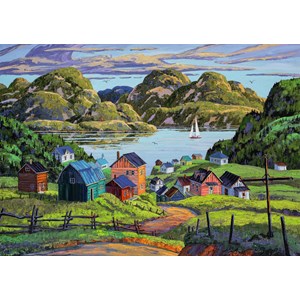 Ravensburger (19541) - "A Lake in Charlevoix" - 1000 brikker puslespil