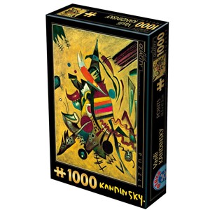 D-Toys (75130) - Vassily Kandinsky: "Points" - 1000 brikker puslespil