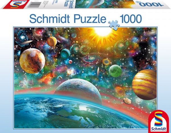 Schmidt Spiele (58176) - "Outer Space" - 1000 brikker puslespil