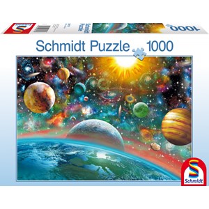 Schmidt Spiele (58176) - "Outer Space" - 1000 brikker puslespil