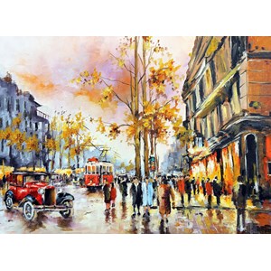 Anatolian (3563) - Nusret Dokmeci: "Evening in Istanbul" - 500 brikker puslespil