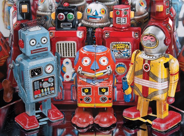 Chronicle Books / Galison - "Robot Explorers" - 1000 brikker puslespil