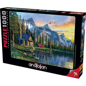 Anatolian (1024) - Dominic Davison: "Sunset Cabin" - 1000 brikker puslespil