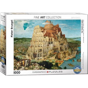 Eurographics (6000-0837) - Pieter Brueghel the Elder: "The Tower of Babel" - 1000 brikker puslespil