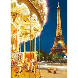 Clementoni (39228) - "Le Carousel, Paris" - 1000 brikker puslespil