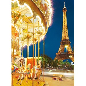 Clementoni (39228) - "Le Carousel, Paris" - 1000 brikker puslespil