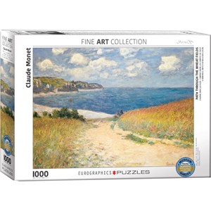 Eurographics (6000-1499) - Claude Monet: "Sti gennem hvedemarkerne" - 1000 brikker puslespil
