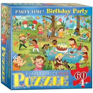 Eurographics (6060-0468) - "Birthday Party" - 60 brikker puslespil
