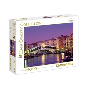 Clementoni (39068) - "Rialto Bridge Venice" - 1000 brikker puslespil