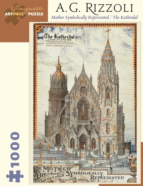 Pomegranate (AA873) - A. G. Rizzoli: "Mother Symbolically Represente, The Kathredal" - 1000 brikker puslespil