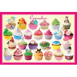 Eurographics (6100-0519) - "Cupcakes" - 100 brikker puslespil
