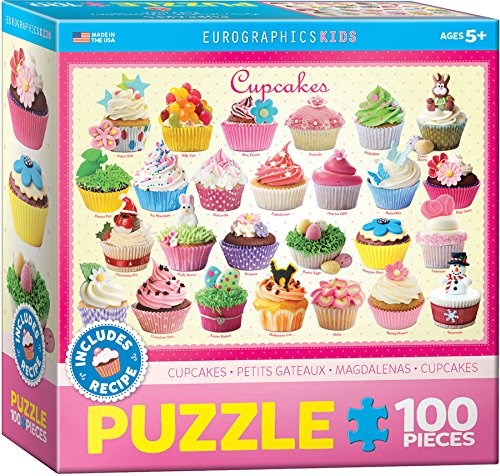 Eurographics (6100-0519) - "Cupcakes" - 100 brikker puslespil
