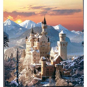 Clementoni (31925) - "Schloss Neuschwanstein" - 1500 brikker puslespil