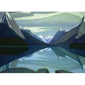 Eurographics (6000-0136) - Lawren S. Harris: "Maligne Lake, Jasper Park" - 1000 brikker puslespil