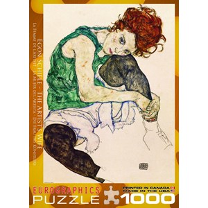 Eurographics (6000-4539) - Egon Schiele: "The Artist's Wife" - 1000 brikker puslespil