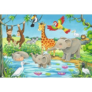 Ravensburger (05449) - "Waterhole Fun" - 24 brikker puslespil