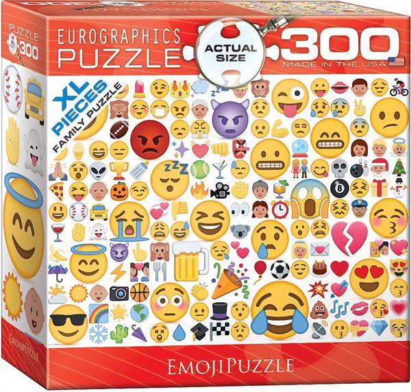 Eurographics (8300-0816) - "Emojipuzzle" - 300 brikker puslespil