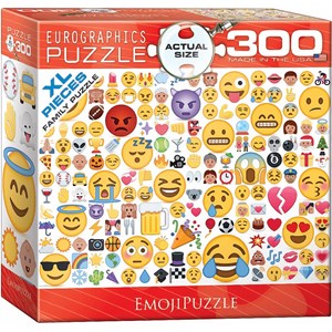Eurographics (8300-0816) - "Emojipuzzle" - 300 brikker puslespil