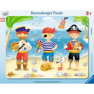 Ravensburger (06112) - "Pirates Voyage of Discovery" - 15 brikker puslespil
