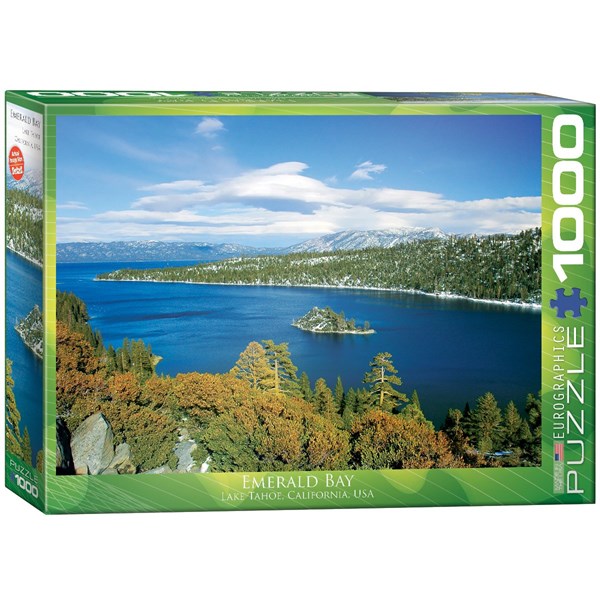 Eurographics (6000-0549) - "Emerald Bay, Lake Tahoe, CA" - 1000 brikker puslespil