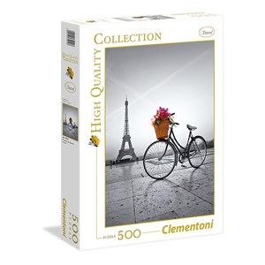 Clementoni (35014) - "Romantic Promenade in Paris" - 500 brikker puslespil