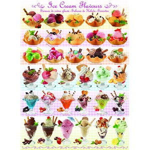 Eurographics (6000-0590) - "Ice Cream Flavours" - 1000 brikker puslespil