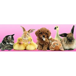 Ravensburger (14801) - "Animal Friends" - 500 brikker puslespil